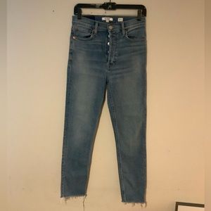 Re/Done 90s high rise ankle crop